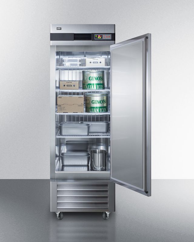 Summit® Commercial 28" 23 Cu. Ft. Stainless Steel Reach In All Freezer-2