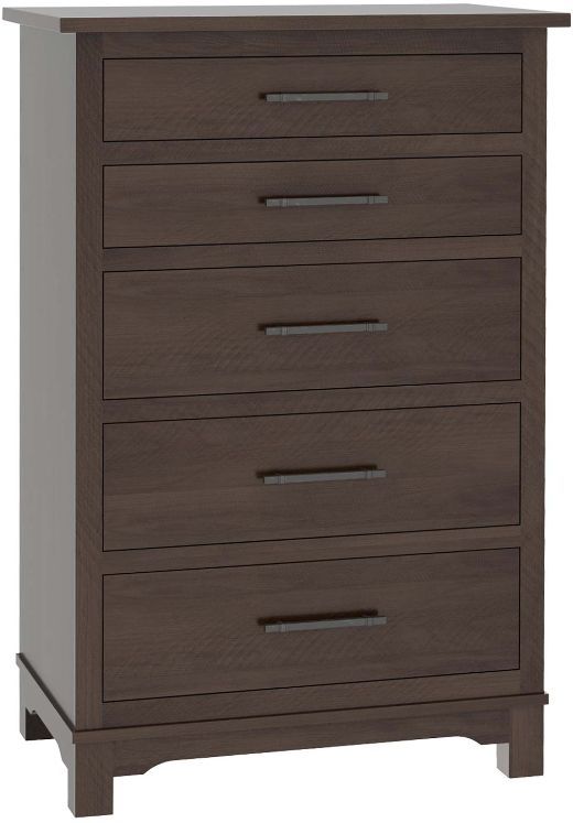 Country View Woodworking Customizable Cheyenne 35'' 5-Drawer Chest-0