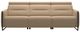 Stressless® by Ekornes® Customizable Emily Power Reclining 3-Seater Sofa with Steel Trim and Legs-0