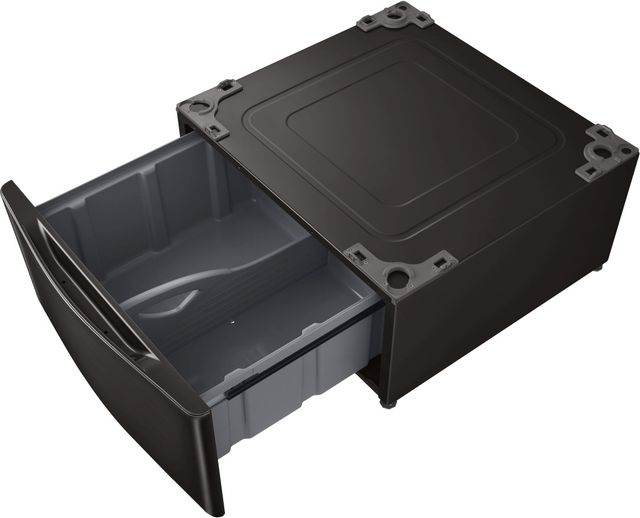 LG 29" W x 14" H Black Steel Laundry Pedestal-3