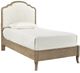 aspenhome® Provence Patine Twin Upholstered Bed-0