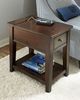 Hammary® Boulevard Brown Charging Chairside-1