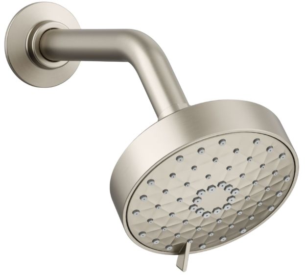 KOHLER® Awaken® G110 Vibrant Brushed Nickel 2.5 GPM 3-Function Showerhead-0