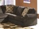 Ashley® Vista 3-Piece Chocolate Left-Arm Facing Sofa Sectional and Chaise-2