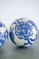A & B Home 6-Piece Blue/White Decorative Sphere Set-3