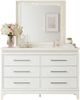 Liberty Furniture Reflections Pearl White/Rhinestone Youth Dresser and Mirror-0