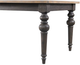 Riverside Furniture Harper Snowy Desert Rectangular Dining Table with Matte Black Base-4