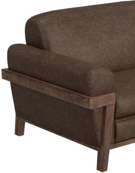 International Furniture Direct Loft Brown 43" Accent Chair-3