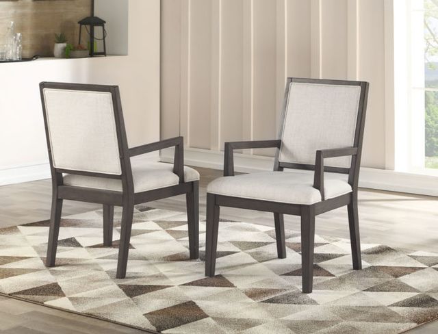 Steve Silver Co. Mila 6-Piece Washed Grey Dining Set-1