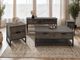 International Furniture Direct Dark Mita Stained Dark End Table-1