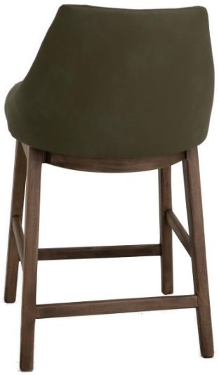 International Furniture Direct Mezquite Brown/Green Barstool-3