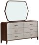 Michael Amini® Houston Walnut Dresser and Mirror-0