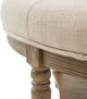 Olliix by Martha Stewart Cedric Cream Accent Ottoman-2