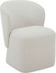 Moe's Home Collection Larson Heather Grey Rolling Dining Chair-0
