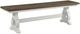 Intercon Drake French Oak/Rustic Gray Dining Bench-0