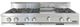 Capital Cooking™ Capital Chef 48" Stainless Steel Open Burner Gas Rangetop with Griddle-0