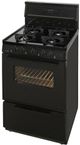 Premier 24" Black Freestanding Gas Range-2