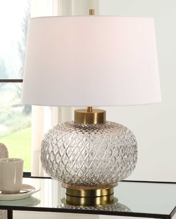 Uttermost® Estelle Smoke Gray Table Lamp-2