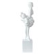 A & B Home White Stone Lady-2