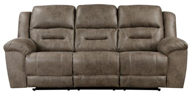 Homelegance® Hazen Brown Double Reclining Sofa-2