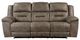 Homelegance® Hazen Brown Double Reclining Sofa-2