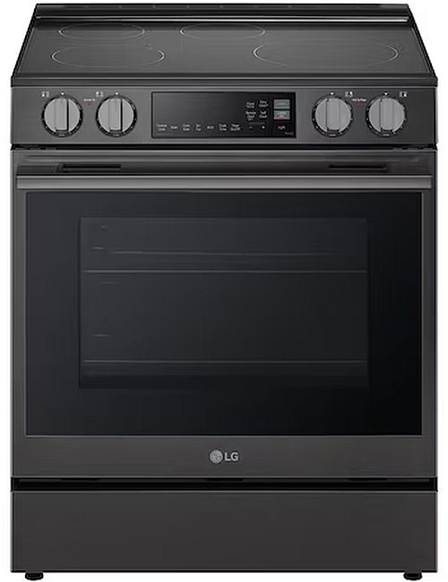LG 30" Black Stainless Steel Smart Slide-In Induction Range with Probake Convection®-0