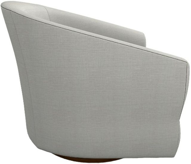 Best® Home Furnishings Customizable Ennely Swivel Barrel Chair with Dark Walnut Legs-2