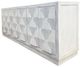 Parker House® Cortina White Wash Peninsula Desk Console-1