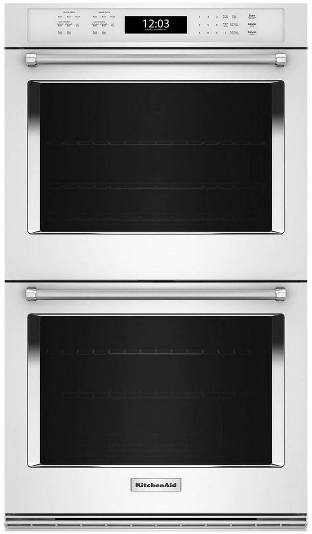 KitchenAid® 30" PrintShield Stainless Steel Double Electric Wall Oven