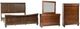 Liberty Furniture Rustic Traditions 4-Piece Rustic Cherry King Sleigh Bedroom Set with Chest-0