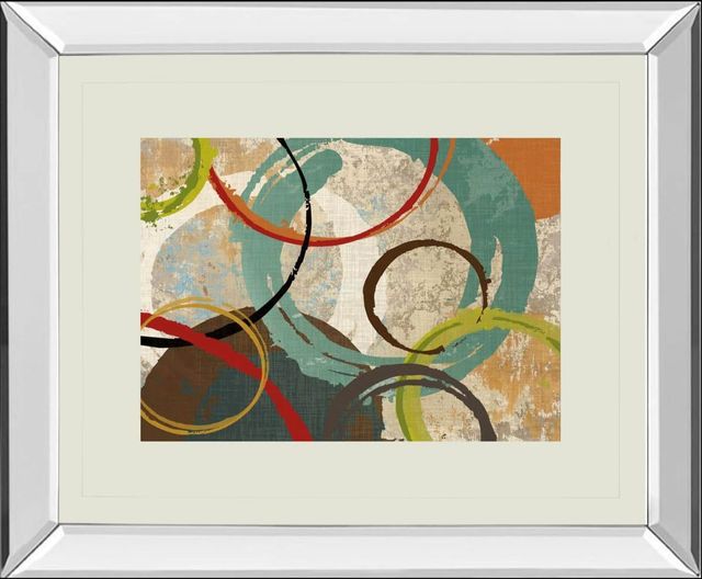 Classy Art Away We Go II by Katrina Craven Mirror Framed Wall Art-0