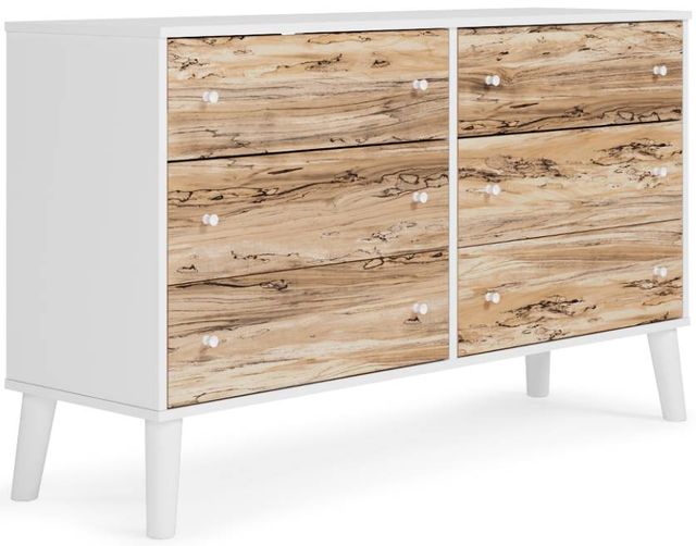 Signature Design by Ashley® Piperton 2-Piece Two-Tone Brown/White Queen Panel Headboard Bedroom Set-2