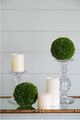 A & B Home 2-Piece Green Boxwood Decorative Spheres Set-4