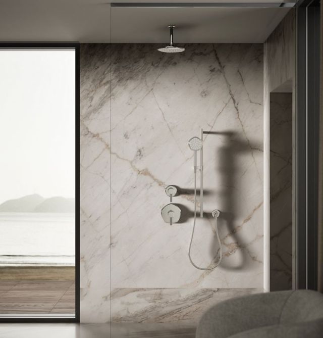 KOHLER® Occasion® Polished Nickel 2.5 GPM 8" Single-Function Rainhead-2