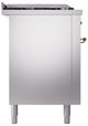 Ilve® Nostalgie II Series 60" White Pro Style Dual Fuel Range-2