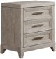 Liberty Furniture Belmar 4-Piece Silver Champagne/Washed Taupe King Panel Bedroom Set-4