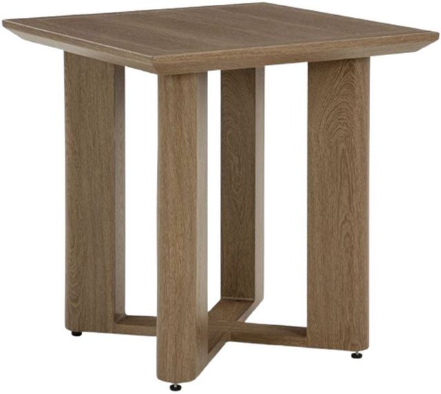 Signature Design by Ashley® Serene Bay Dark Brown Aluminum Outdoor End Table