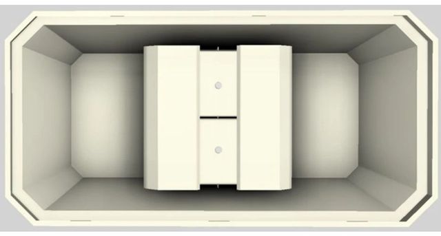 Vent-A-Hood® Designer Series 60" Biscuit Island Range Hood-3