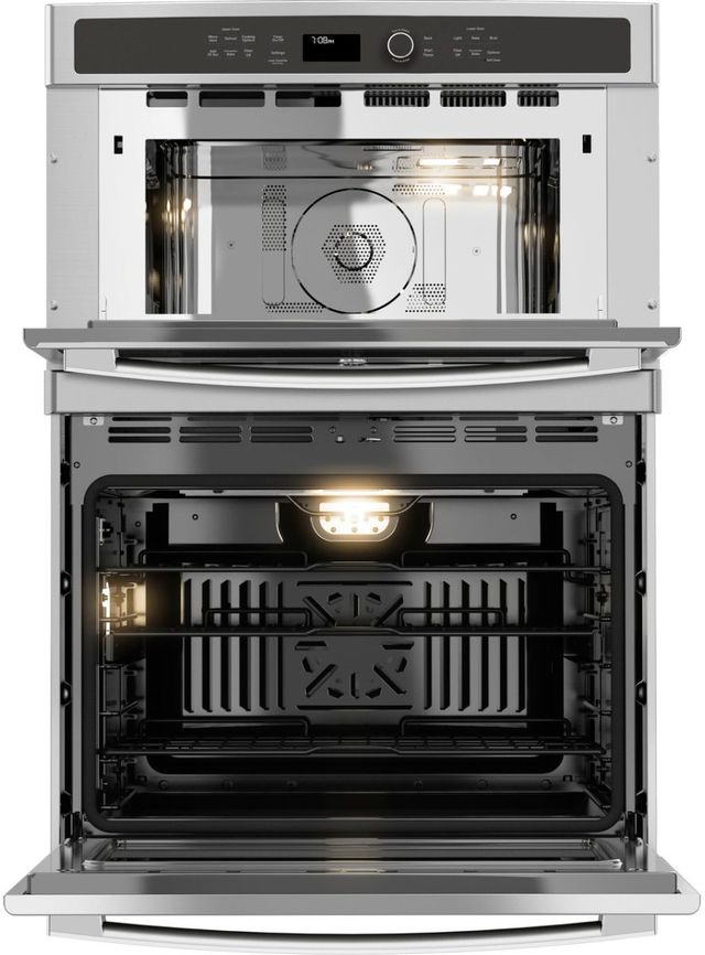 GE Profile™ 30" Stainless Steel Oven/Microwave Combo Electric Wall Oven-1