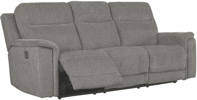 Signature Design by Ashley® Mouttrie 2-Piece Smoke Living Room Set with Reclining Sofa-1