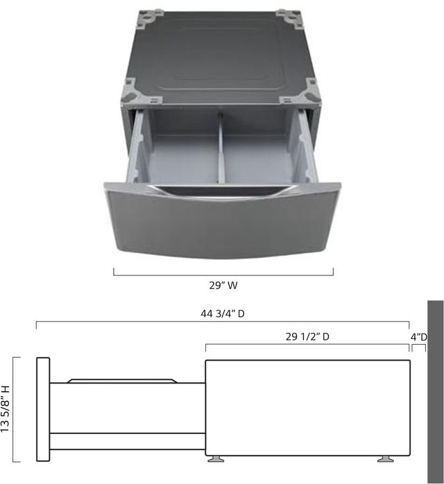LG 29" Graphite Steel Laundry Pedestal-4