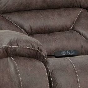 HomeStretch Enterprise Mink Double Power Reclining Sofa-1