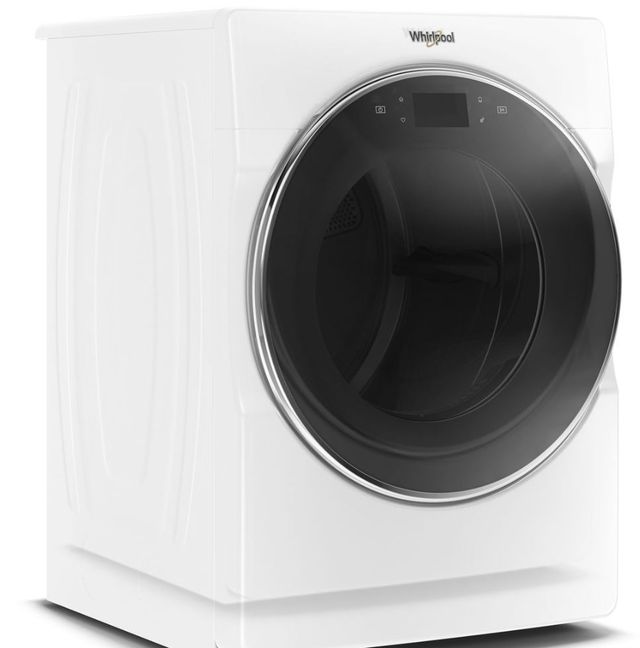 Whirlpool® 7.4 Cu. Ft. White Front Load Gas Dryer-1