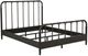 Coaster® Rocco Dark Bronze Queen Open Frame Panel Bed-0