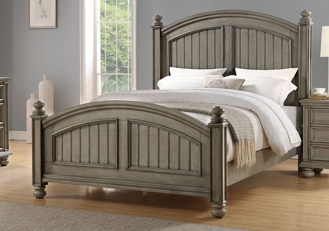 Winners Only® Barnwell Khaki Grey Queen Bed-0