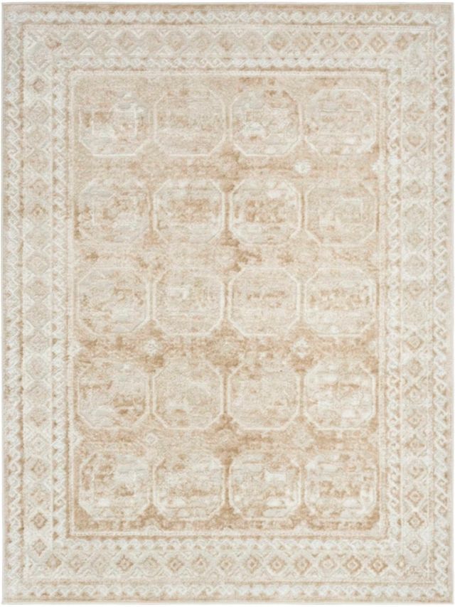 Nourison Home™ Dekor DEK01 Cream Beige 5'x7' Style 1 Area Rug-0