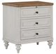 Bernards Citrus Heights Chalk/Sand Nightstand-0