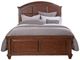American Woodcrafters 2400 Sedona Cinnamon Cherry King Panel Bed-2