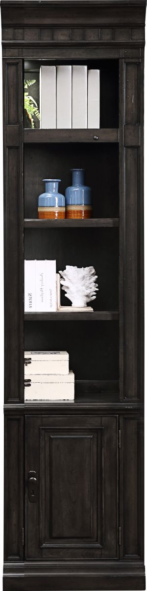 Parker House® Washington Heights Washed Charcoal 22" Open Top Bookcase-1
