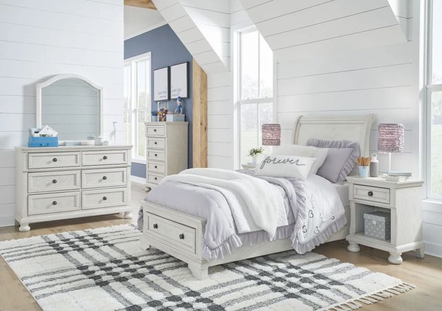 Signature Design by Ashley® Robbinsdale Antique White Nightstand-3
